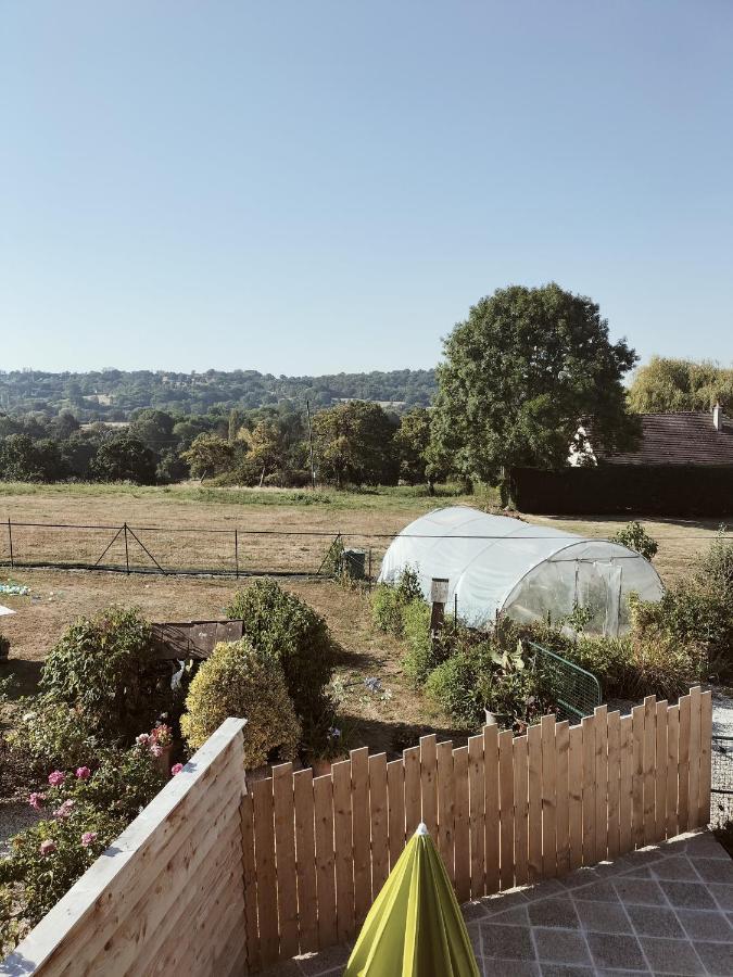 A Deux Pas De Cabourg ,Avec Une Belle Vue Sur La Campagne Normande.A Grangues Eksteriør bilde